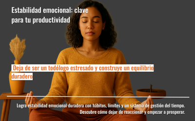 Estabilidad emocional: clave para tu productividad