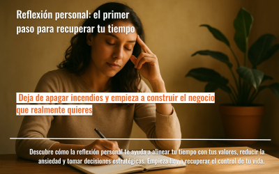 Reflexión personal: el primer paso para recuperar tu tiempo